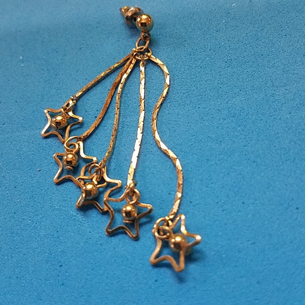 Christmas Star Pierced Earrings